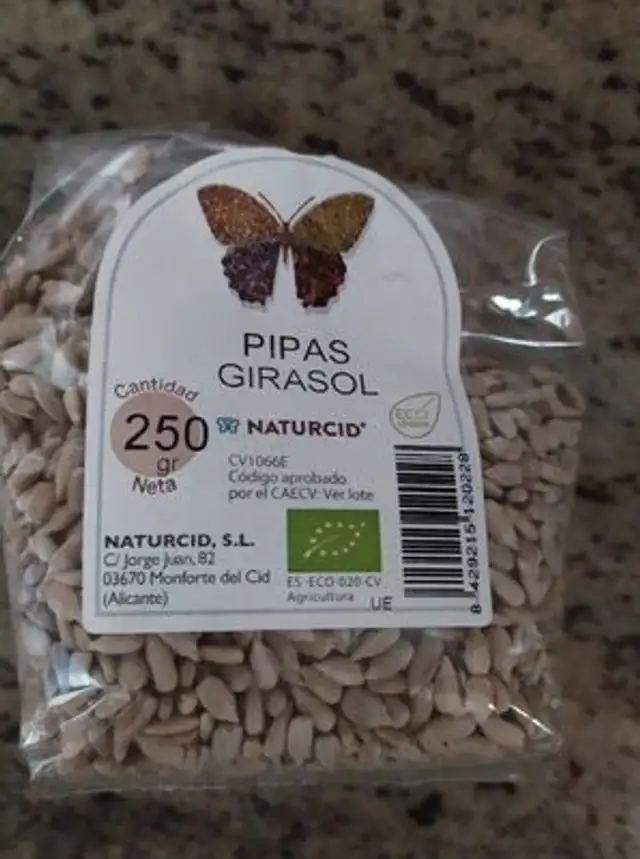 Pipas de girasol