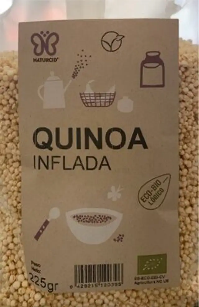 Quinoa inflada