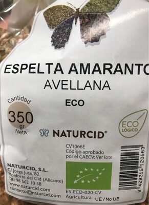 Cereales de espelta amaranto