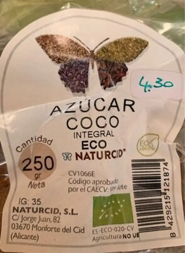 Azucar coco integral