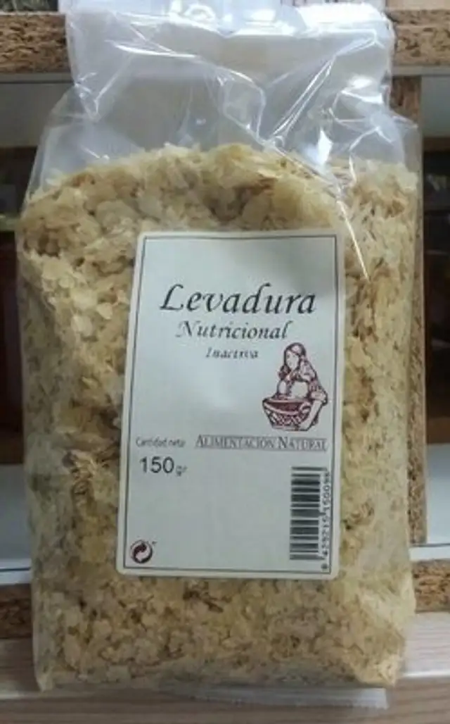 Levadura nutricional inactiva nutrition facts table