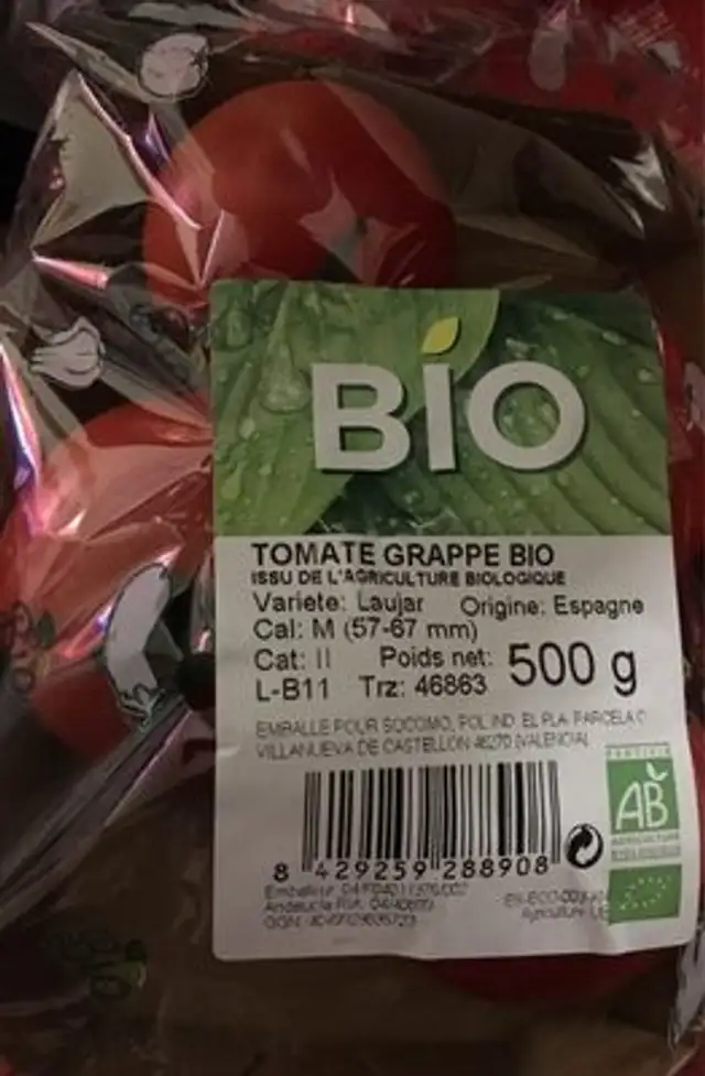 Tomate grappe Bio