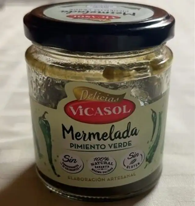 Mermelada pimiento verde