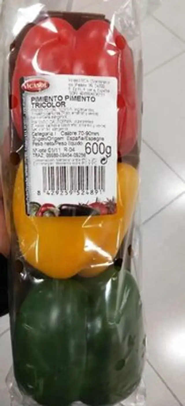 Pimiento tricolor