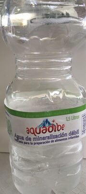 Agua de mineralización debil