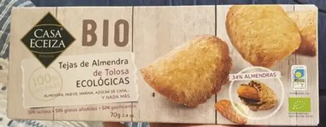 Tejas de almendra de Tolosa