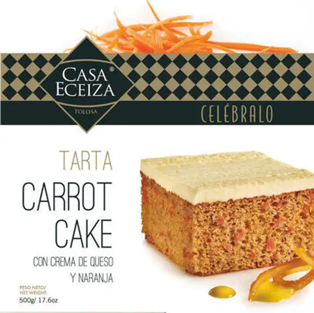 Carrot cake tarta de zanahoria con crema de queso y naranja