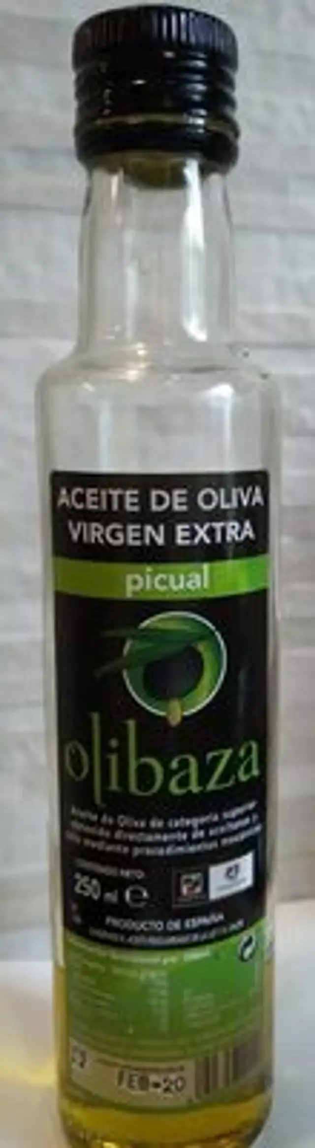 Oli Verge Extra 250 CC Vidre Olibaza
