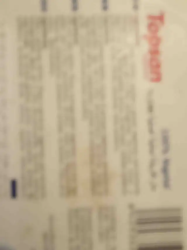 Topsan margarina 3/4 ingredients label