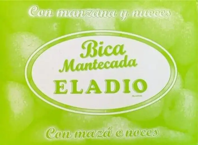 Bica mantecada con manzana y nueces