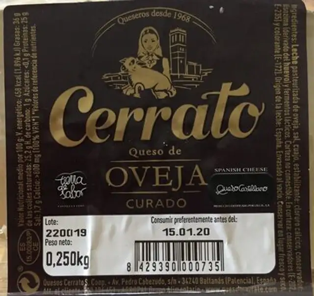 Queso de Oveja Curado
