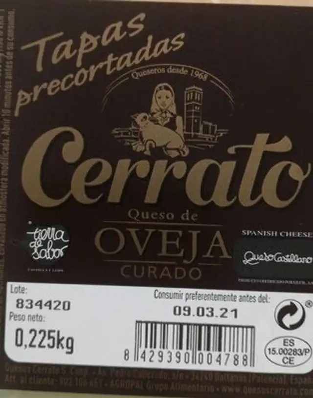 Queso de oveja curado