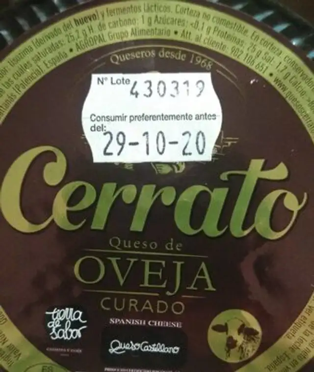 Queso curado de oveja