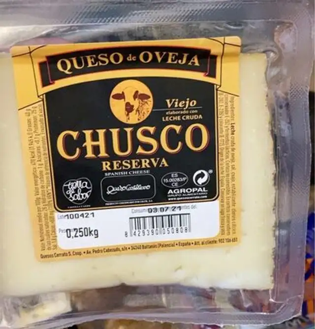 Queso de oveja Chusco reserva