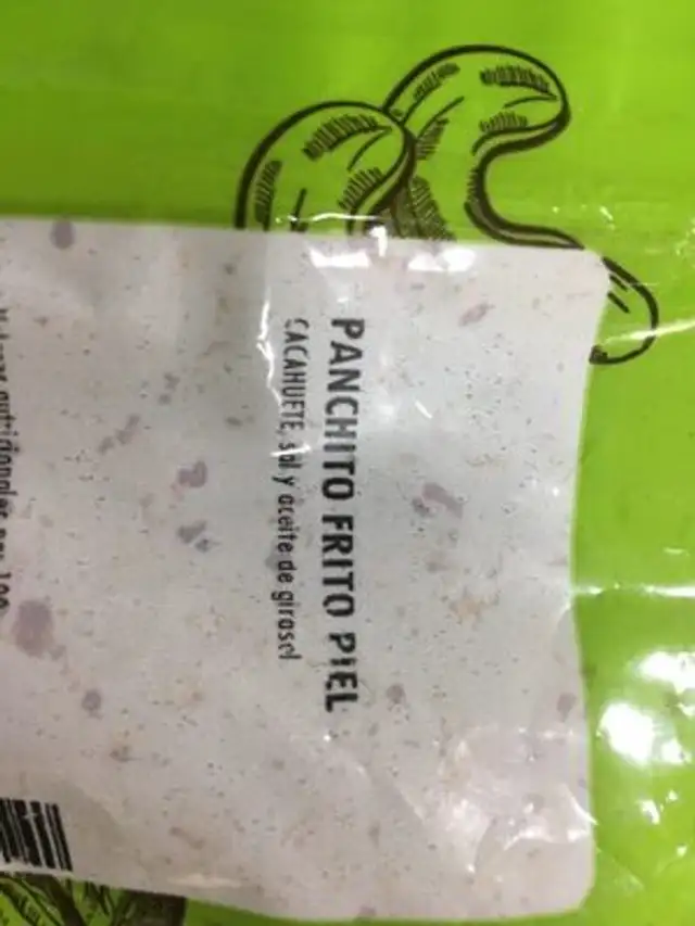 Unknown ingredients label