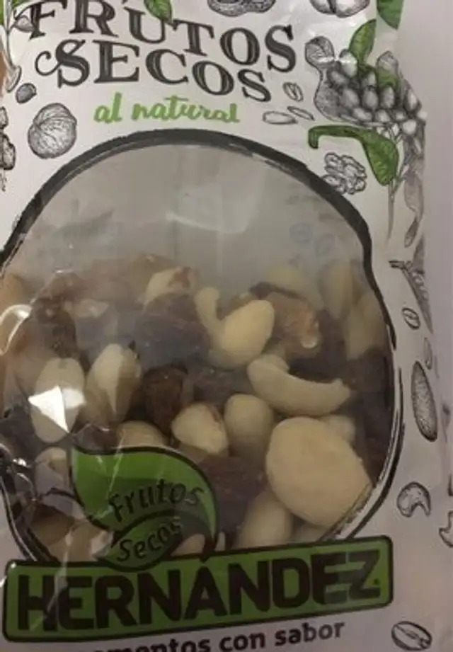 Frutos secos al natural