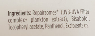 Eryfotona AK fluid ingredients label