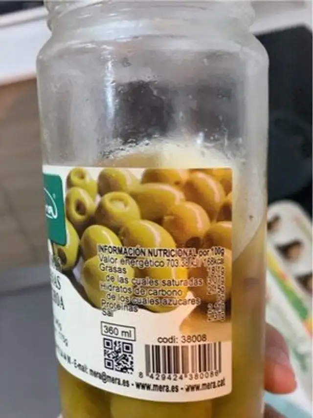 Aceitunas rellenas de anchoa nutrition facts table