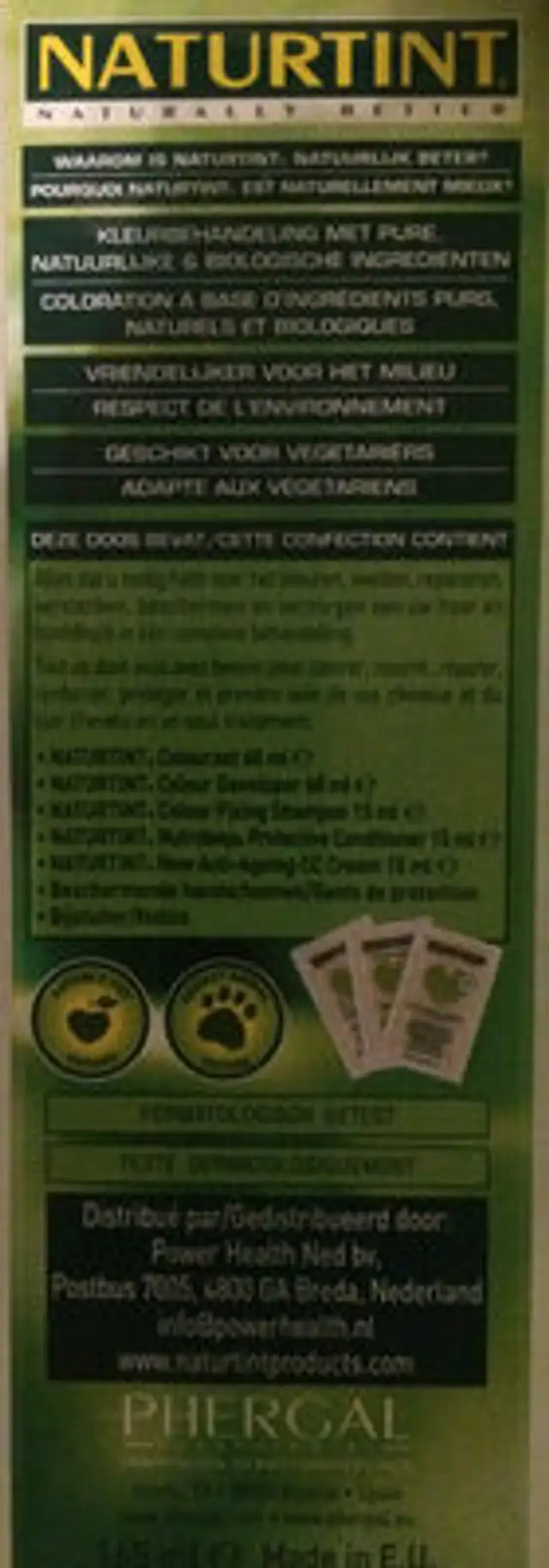 Unknown ingredients label