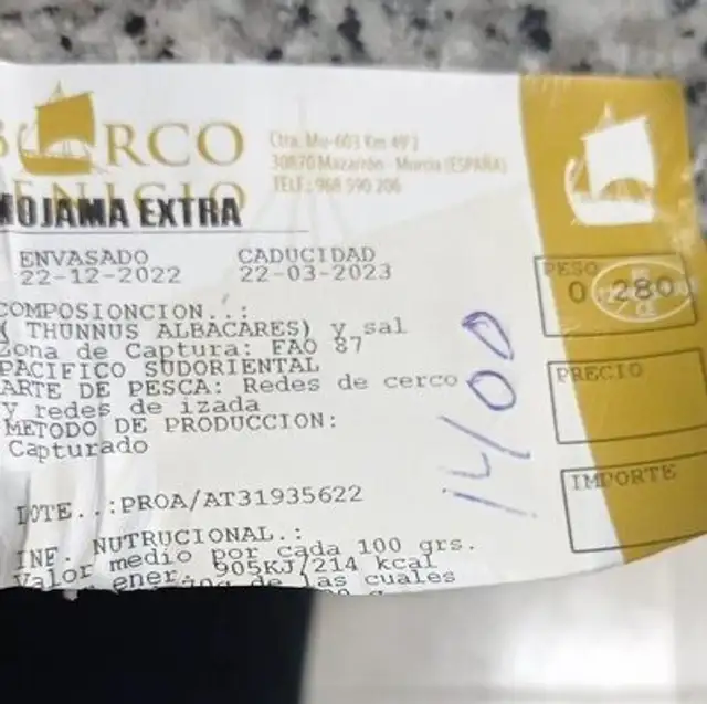 Mojama extra