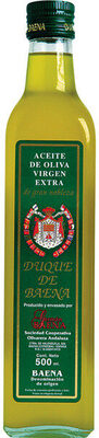 Aceite de oliva virgen extra D.O. Baena botella 500 ml front packaging