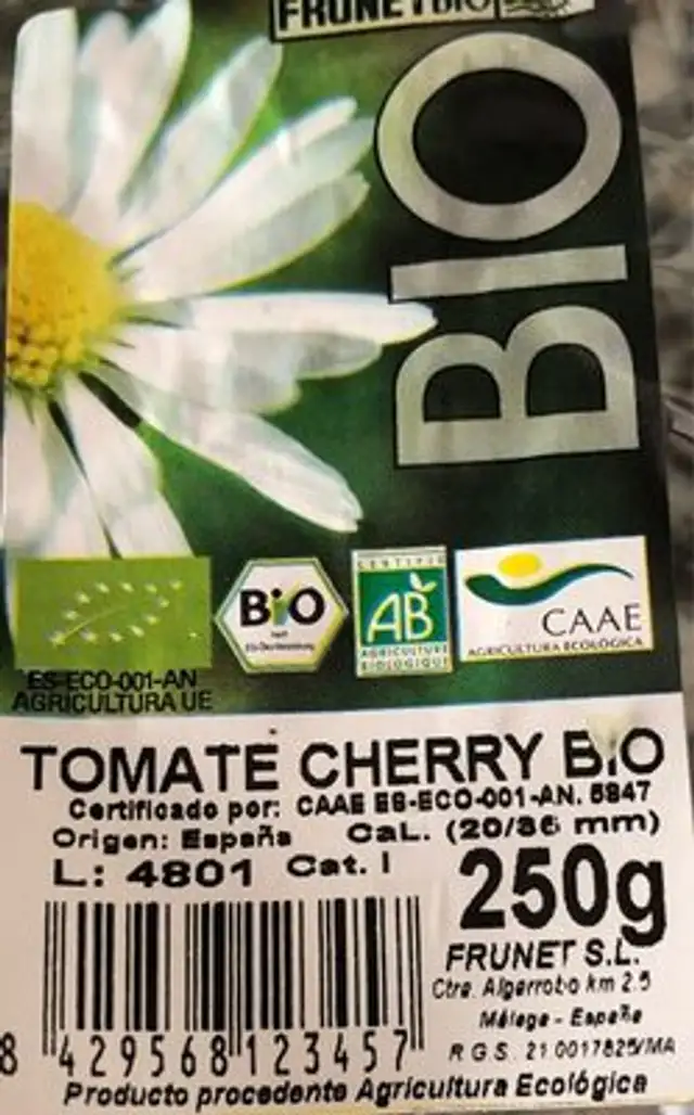Tomate Cerise Barquette 250G
