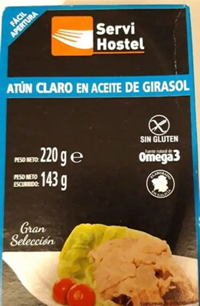 Atún claro en aceite de girasol