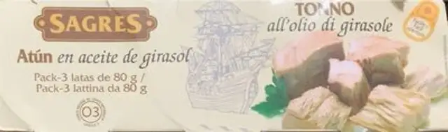 Tonno all’olio di girasole