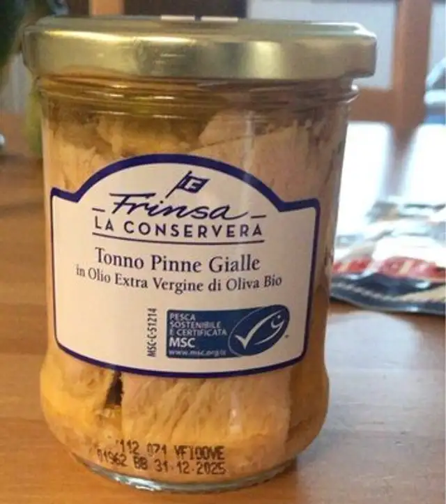 Tonno pinne gialle in olio extra vergine bio