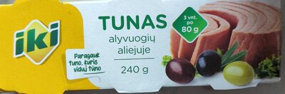 tunas alyvuogių aliejuje