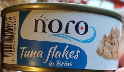Tuna flakes in brine front packaging