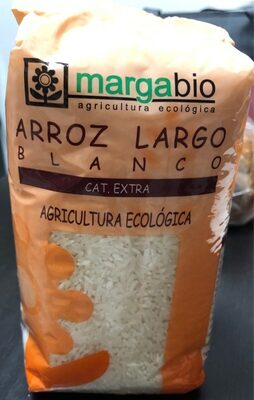 Arroz largo blanco front packaging