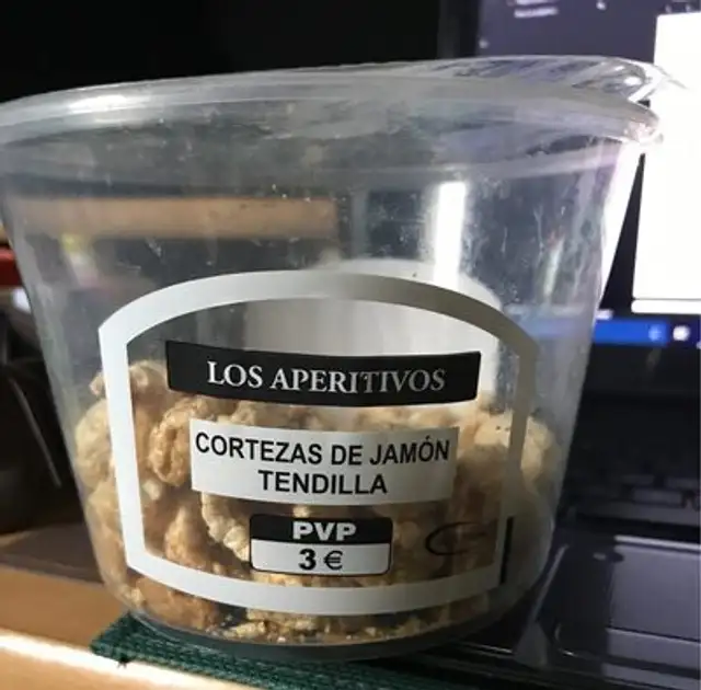 Cortezas de jamón tendilla