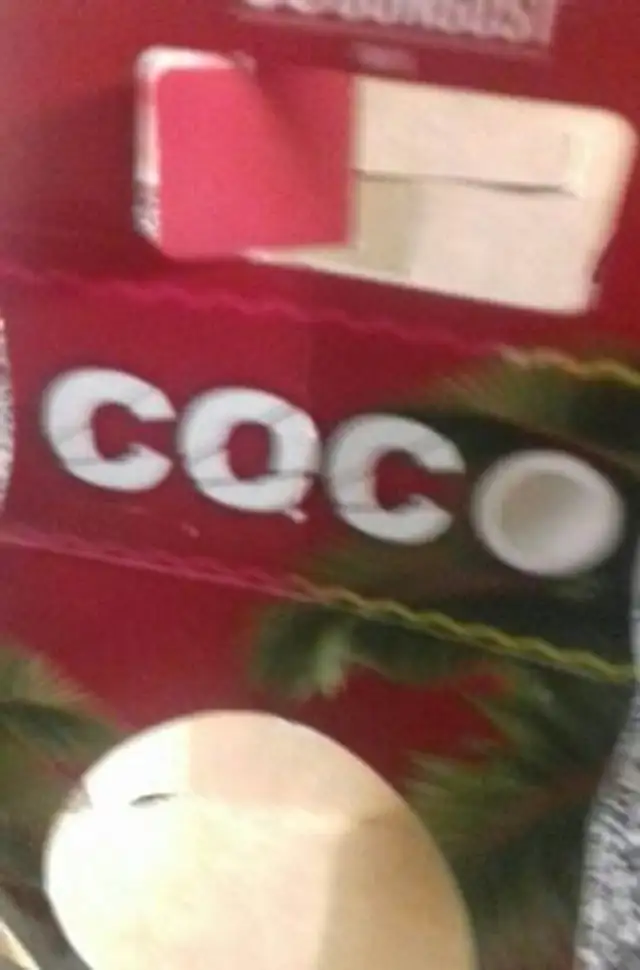 Coco nutrition facts table