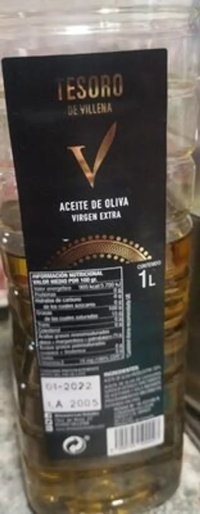 Aceite de oliva virgen extra Tesoro de Villena