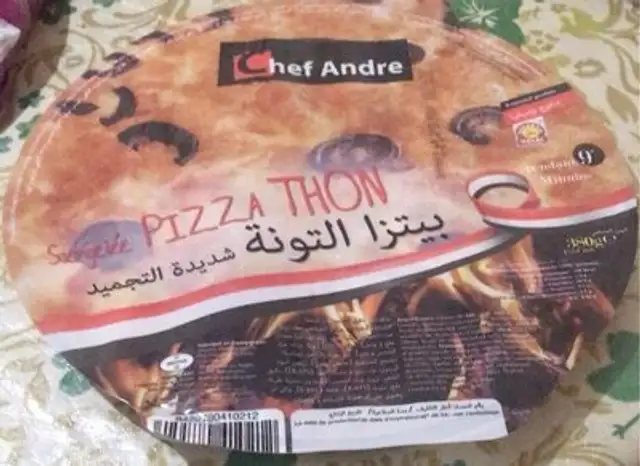 Pizza thon surgelée
