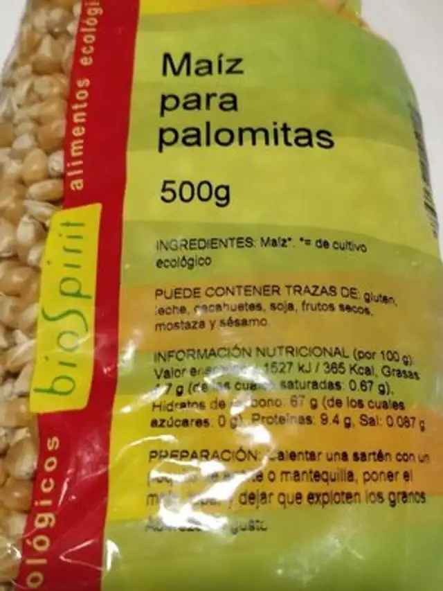 Maíz para palomitas