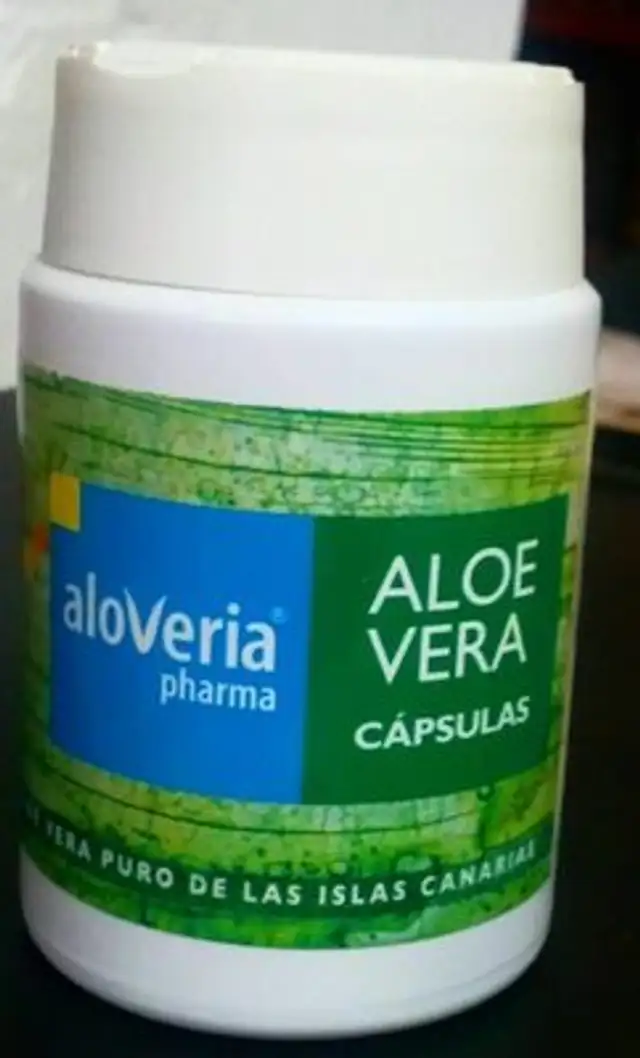 Aloe vera cápsulas