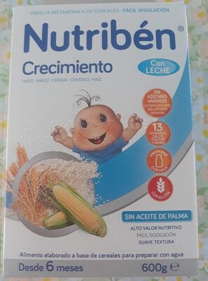 Nutribén crecimiento con leche