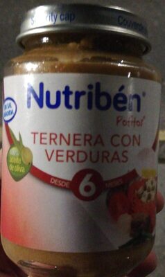 Potito Ternera con Verduras front packaging