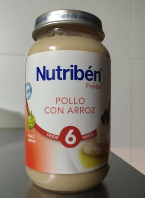 Potito nutriben pollo con arroz