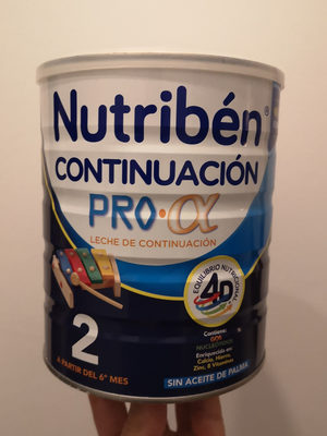 Nutribén continuación PRO-ALFA 2 front packaging