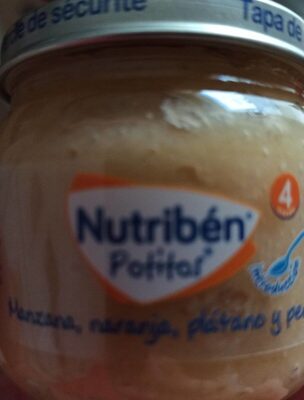 Potito manzana,naranja,plátano y pera