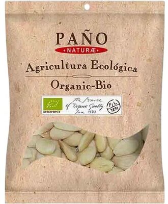 Almendras repeladas ecológicas envase 90 g