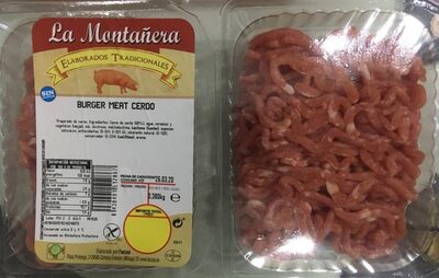 Burger meat cerdo