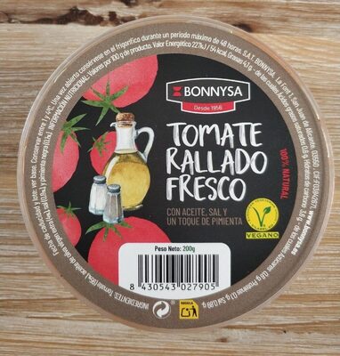 Tomate rallado fresco