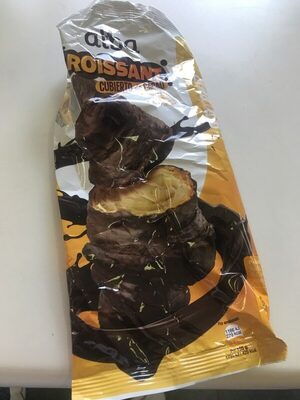 Croissant cubierto de cacao