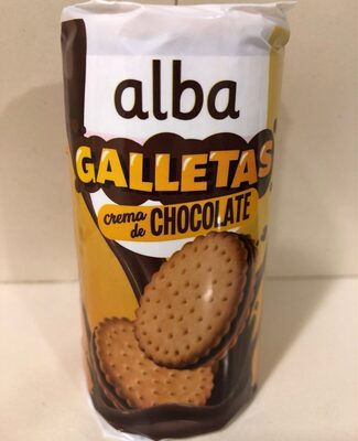Galletas crema de chocolate