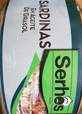 Sardines en acuité de girasol front packaging