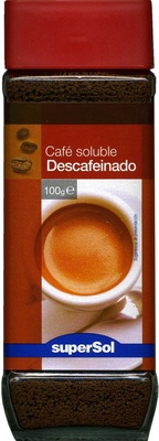 Café soluble descafeinado